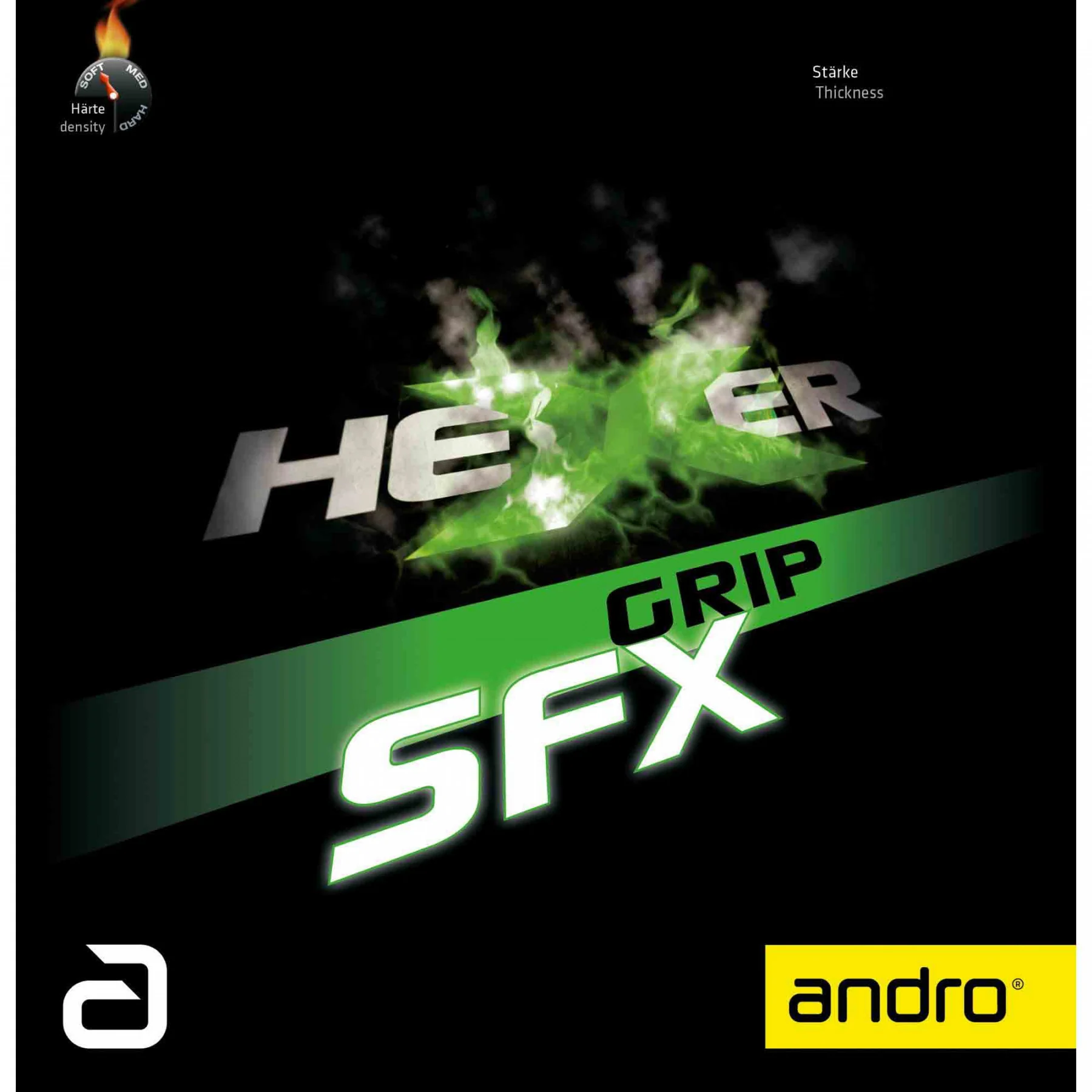 Andro Hexer Grip SFX Tennis Rubber