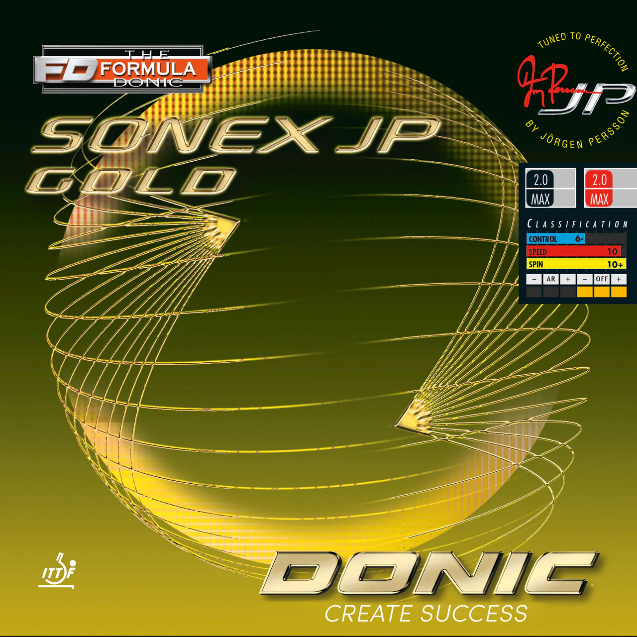 Donic Sonic JP Gold TT Rubber
